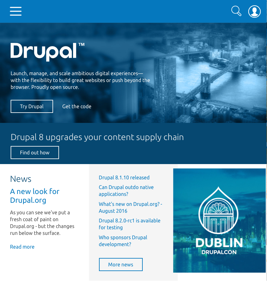 Drupal Web Publishing CMS