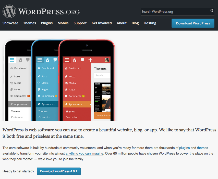 Wordpress Web Publishing CMS